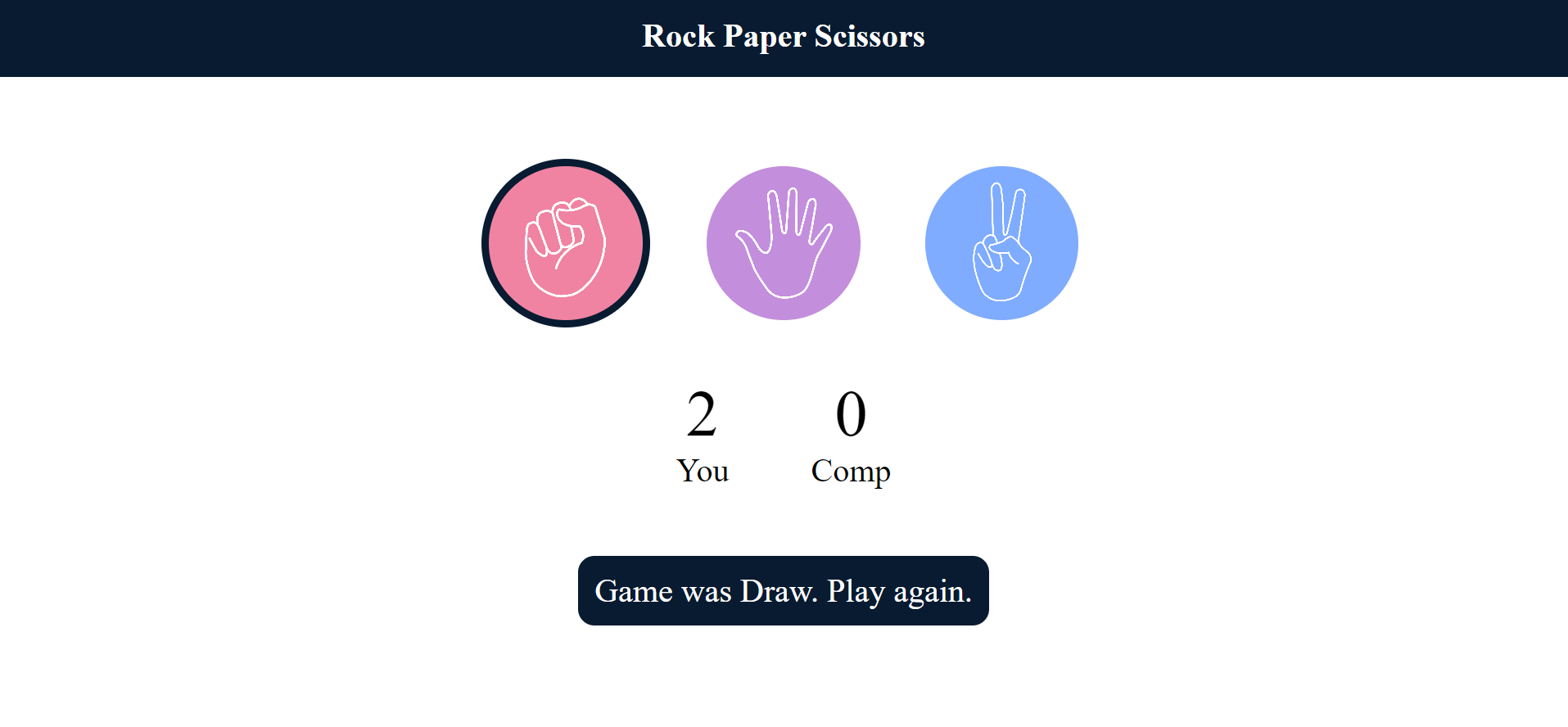 Rock-paper-scissors